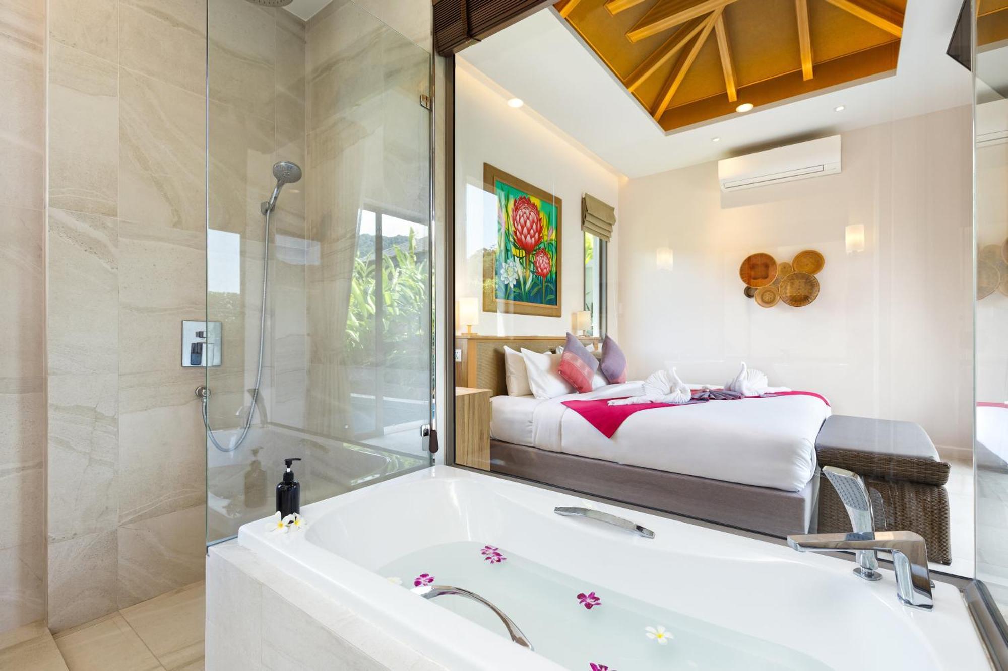 Resort Boutique 2Br Villa Dalaa 4, Private Pool, Full Service, 5 Min Drive Kamala Beach Exterior foto